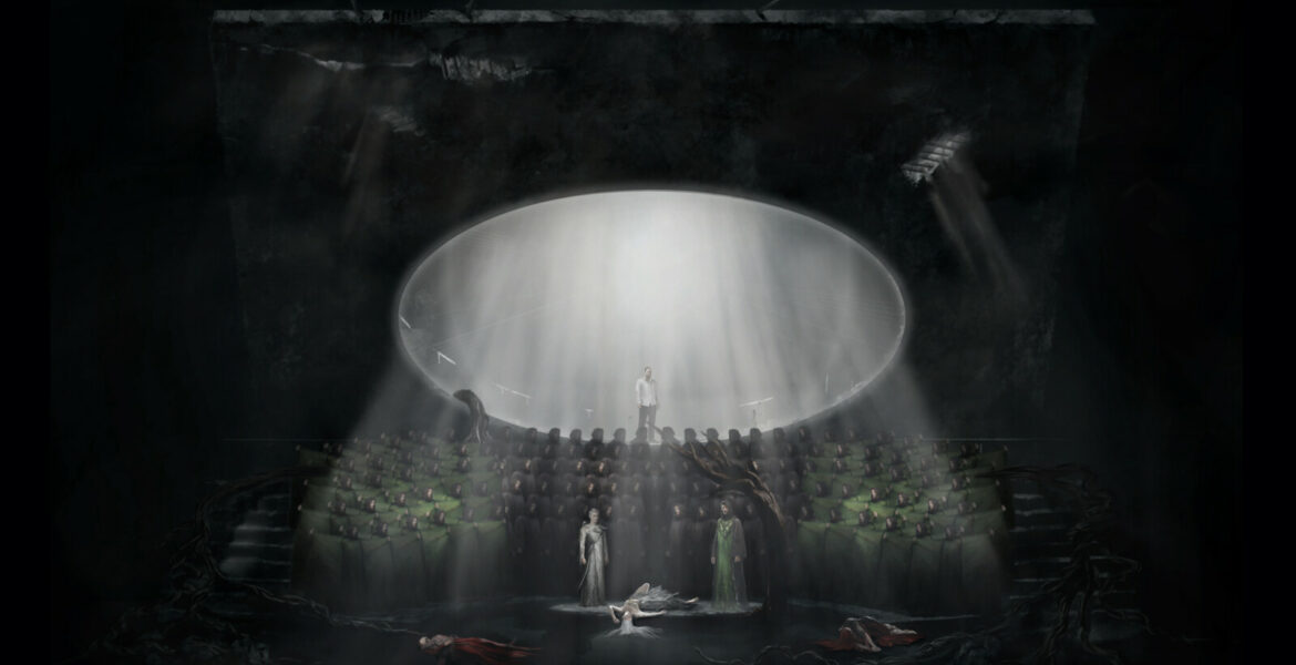 En scen från Wagners Lohengrin med Piotr Beczała i titelrollen. Livesänds på Metropolitan Opera i New York den 18 mars 2023.